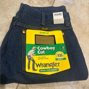 Wrangler Men's Slim Fit Cowboy Cut Jeans - Blue